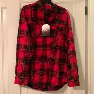 Angry Minnow flannel size large